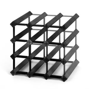 Artiss Wine Rack 12 Bottle Black product image