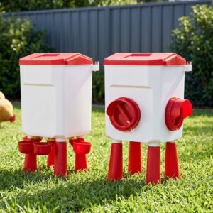 Giantz 8kg Chicken Feeder and 7L Waterer Set Large Capacity Poultry Drinker Kit product image