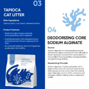 Purr Haven Tapioca Cat Litter | 3 Packs | 2.5 Kg Per Pack Product Image