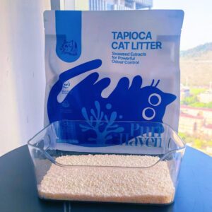 Purr Haven Tapioca Cat Litter | 3 Packs | 2.5 Kg Per Pack Product Image