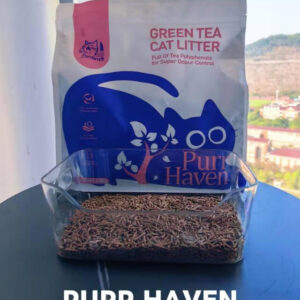Purr Haven Green Tea Cat Litter | 10 Carton | 6 Packs Per Carton | 2.5Kg Per Pack Product Image