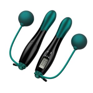 Cordless Jump Rope Speed Smart Fitness Jump Rope for Training Boxing Outdoor - Green product image