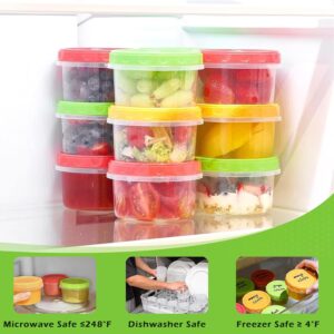 12 Reusable 8Oz Deli Food Containers With Lids – Nice N Cheap Variety Store 12 Reusable 8-Ounce Plastic Food Containers With Lids - Deli Containers - Stackable Food Storage Pot Product Image