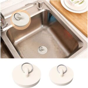 4-Pack Rubber Drain Stoppers With Hanging Ring – Nice N Cheap Variety Store Set Of 4 Drain Stoppers - Sink Stoppers - Rubber Drain Plugs And Kitchen Sink Stoppers With Hanging Product Image