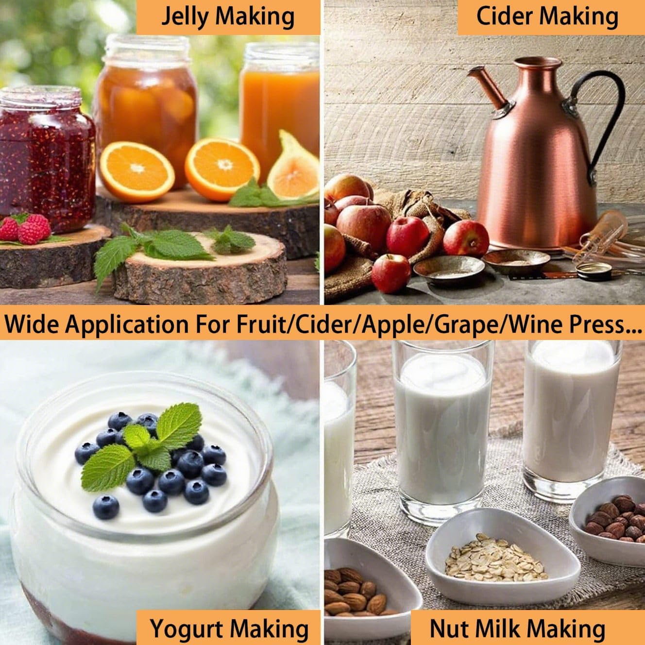 Large Straining Bag For Home Brewing &Amp; Jam Making – Nice N Cheap Variety Store 26&Quot; * 22&Quot; Straining Bag For Filtering Home-Brewed Beer, Wine, Jam, Fruit, Nuts, Milk And Yoghurt - J Product Image