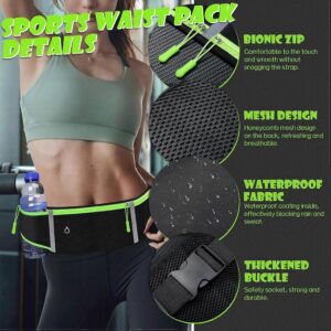 Waterproof Running Waist Bag | Phone &Amp; Water Bottle – Nice N Cheap Variety Store Waterproof Running Waist Bag, Unisex, Can Hold Cell Phone Water Bottle, Flip Belt Running Accessory Product Image