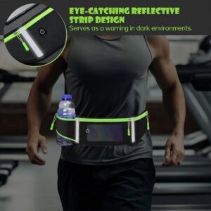 Waterproof Running Waist Bag | Phone &Amp; Water Bottle – Nice N Cheap Variety Store Waterproof Running Waist Bag, Unisex, Can Hold Cell Phone Water Bottle, Flip Belt Running Accessory Product Image