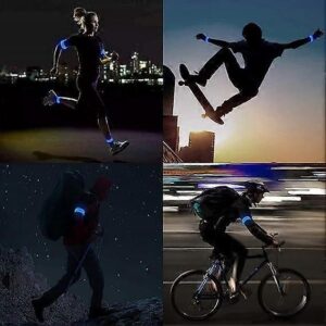 2Pcs Rechargeable Led Armbands | Reflective Running Gear – Nice N Cheap Variety Store 2Pcs Rechargeable Led Armband Reflective Running Gear Light Up Armbands Reflectors, Running Gift Acc Product Image